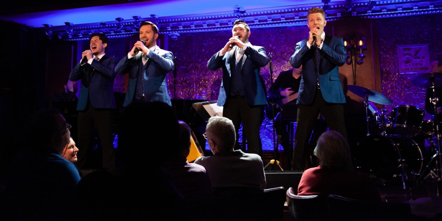 Fra Fee, Matt Henry MBE, Courtney Bowman, and Caroline Sheen Join The Barricade Boys West End Party  Image