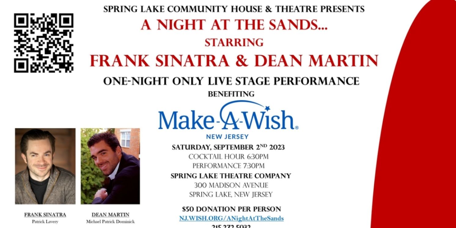 Frank Sinatra & Dean Martin Live Performance Benefiting Make-A-Wish New Jersey At Spring Lake Theatre  Image
