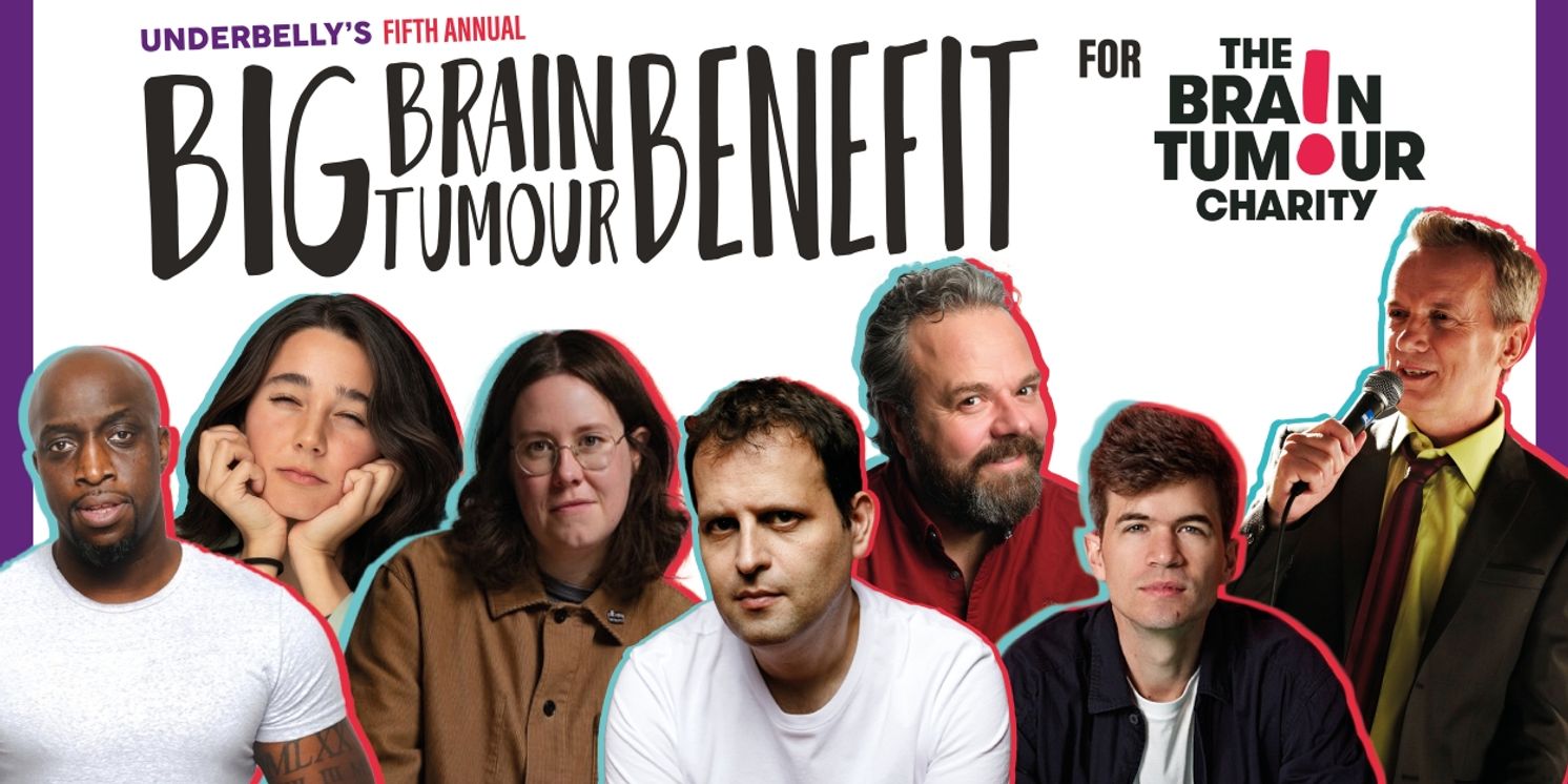 Frank Skinner, Ivo Graham, Adam Kay and More Join Underbelly's Big Brain Tumour Benefit  Image