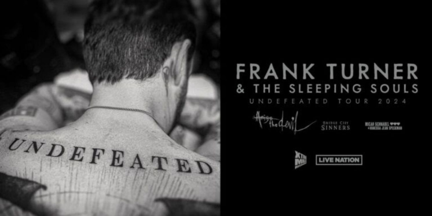 Frank Turner Announces 'Undefeated' Spring And Summer U.S. Headline Tour  Image