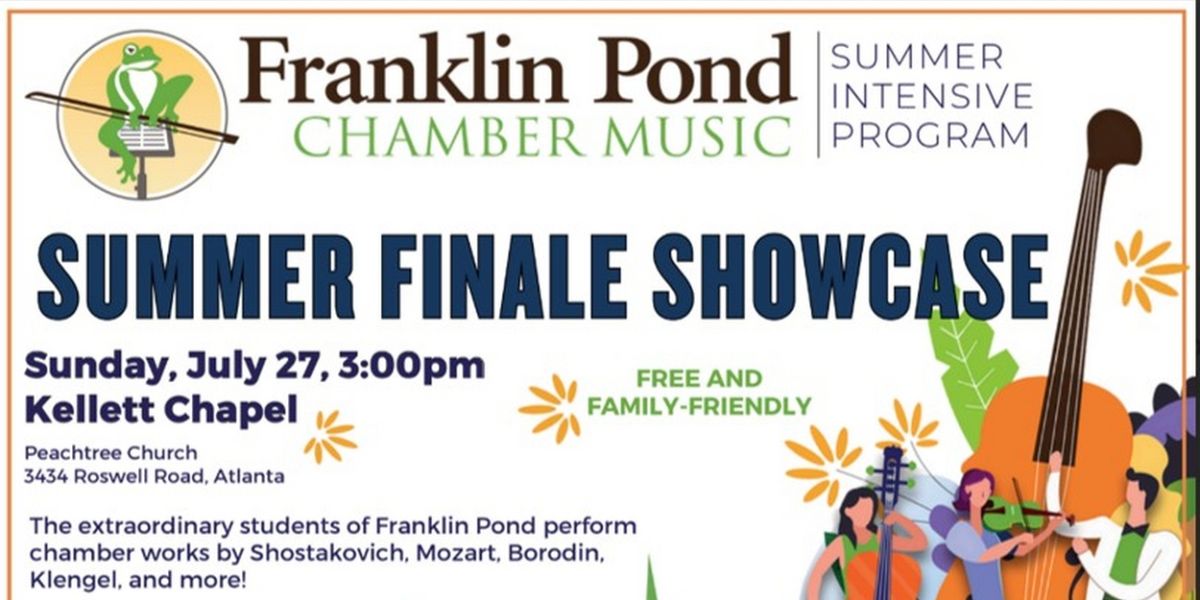 Franklin Pond Chamber Music Students to Present Summer Finale Showcase