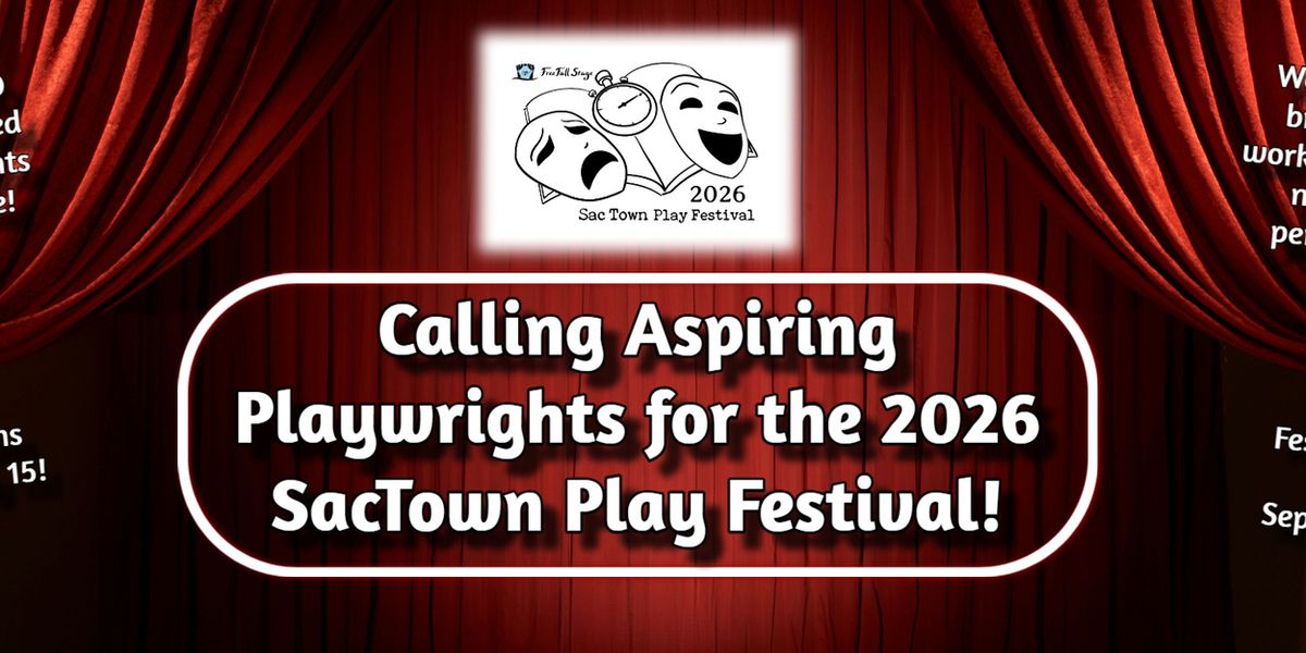 FreeFall Stage Accepting Submissions for 2026 SacTown Play Festival