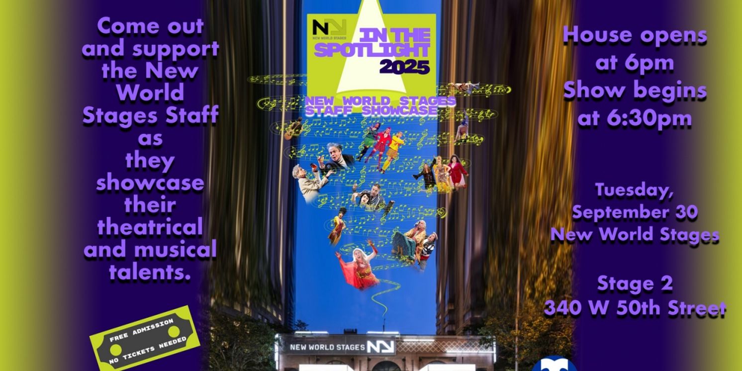 IN THE SPOTLIGHT to Highlight New World Stages Front-of-House and Backstage Staff  Image