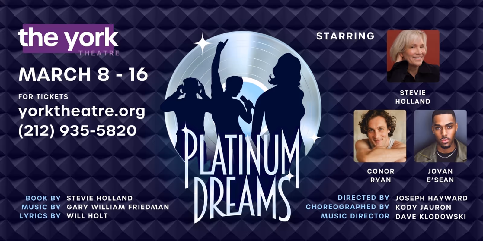 Full Cast & Creative Team Set for PLATINUM DREAMS at The York Theatre