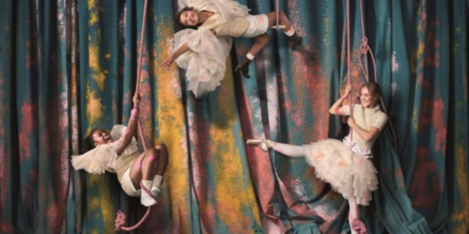 Full Cast Set For BALLET SHOES at The National Theatre  Image