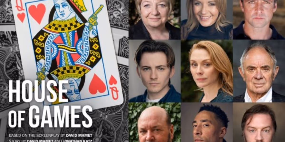 Full Cast Set For David Mamet's HOUSE OF GAMES at Hampstead Theatre