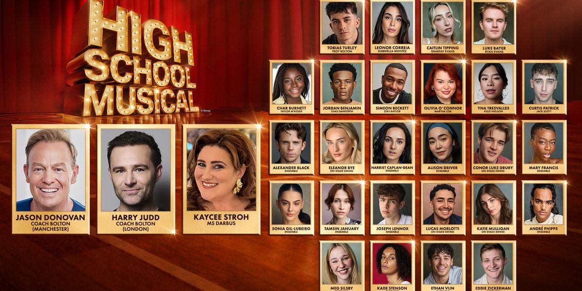 Full Cast Set For Disney's HIGH SCHOOL MUSICAL UK Tour and London Transfer