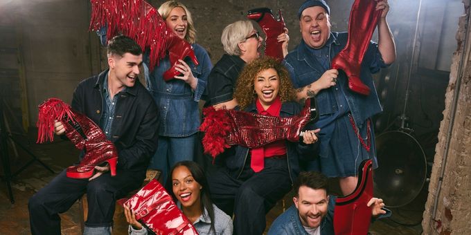 Full Cast Set For KINKY BOOTS at London Coliseum With Johannes Radebe and Matt C Photos
