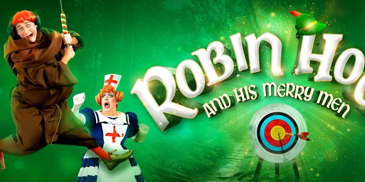 Full Cast Set For ROBIN HOOD AND HIS MERRY MEN Pantomime at the Everyman Theatre  Image