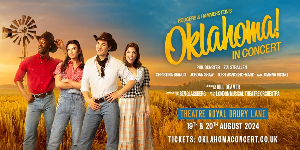 Full Cast Set For RODGERS & HAMMERSTEIN'S OKLAHOMA! in Concert at Theatre Royal Drury Lane