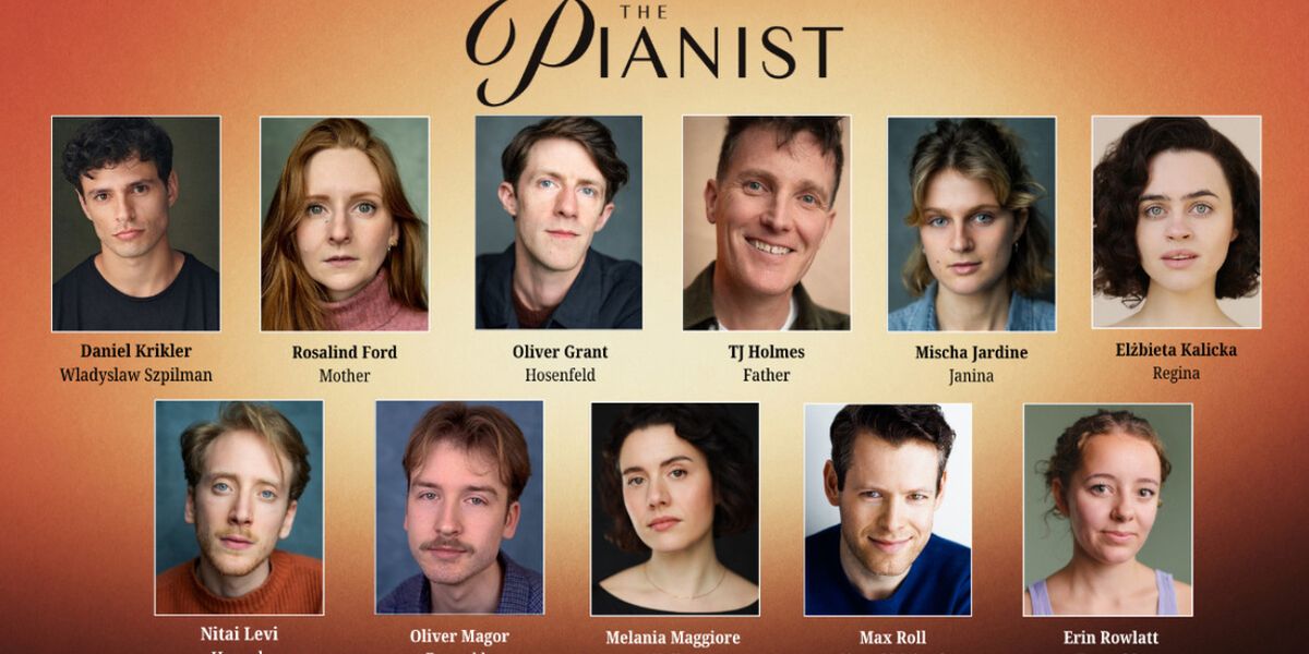 Full Cast Set For THE PIANIST World Premiere at Park Theatre
