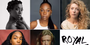 Full Cast Set for BLOOD OF MY BLOOD  at Royal Court Theatre