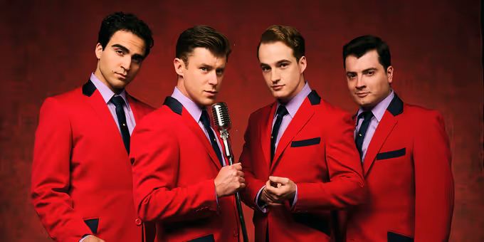Full Cast Set for JERSEY BOYS 20th Anniversary UK and Ireland Tour Photos
