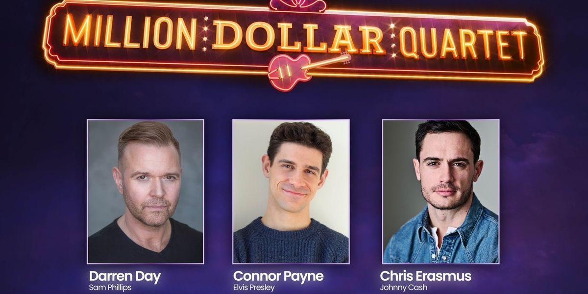 Full Cast Set for MILLION DOLLAR QUARTET at Barn Theatre Cirencester