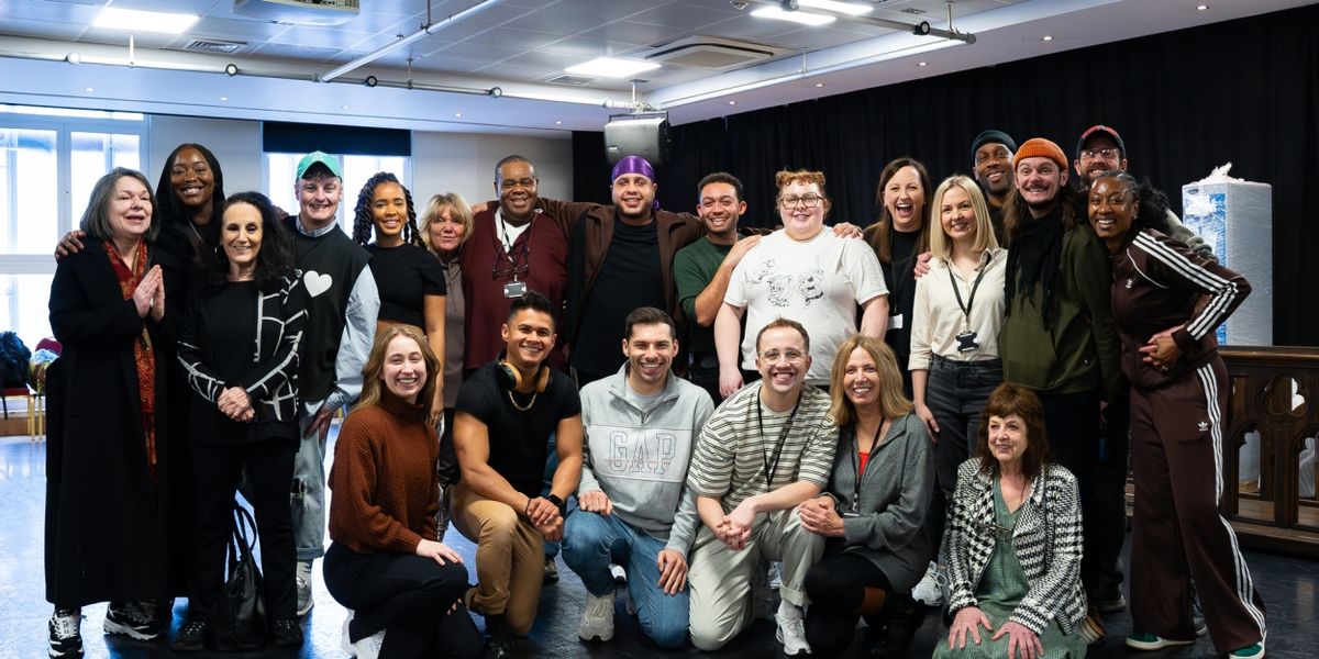 Full Cast Set for SISTER ACT at the Dominion Theatre