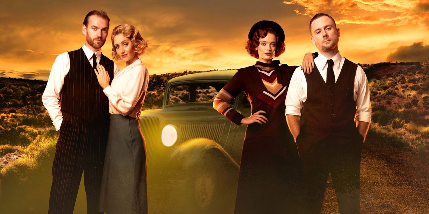 Full Cast Set for the UK Tour of BONNIE & CLYDE THE MUSICAL  Image
