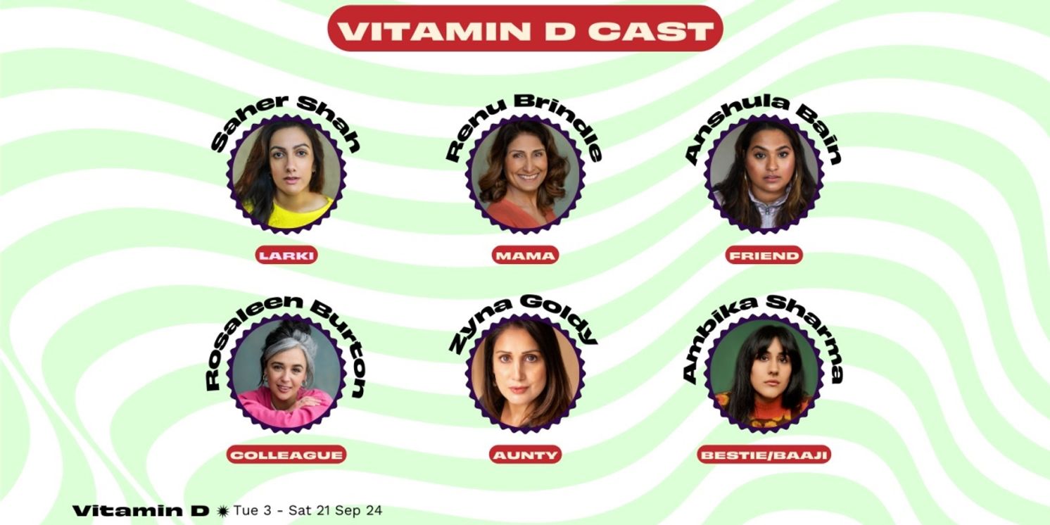 Full Cast and Creative Team Set for VITAMIN D at Soho Theatre  Image