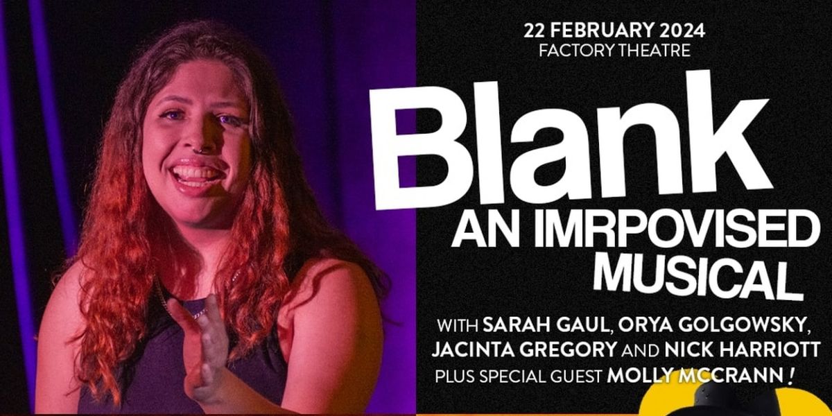 Fully Improvised Musical BLANK Coming To Marrickville For Mardi Gras