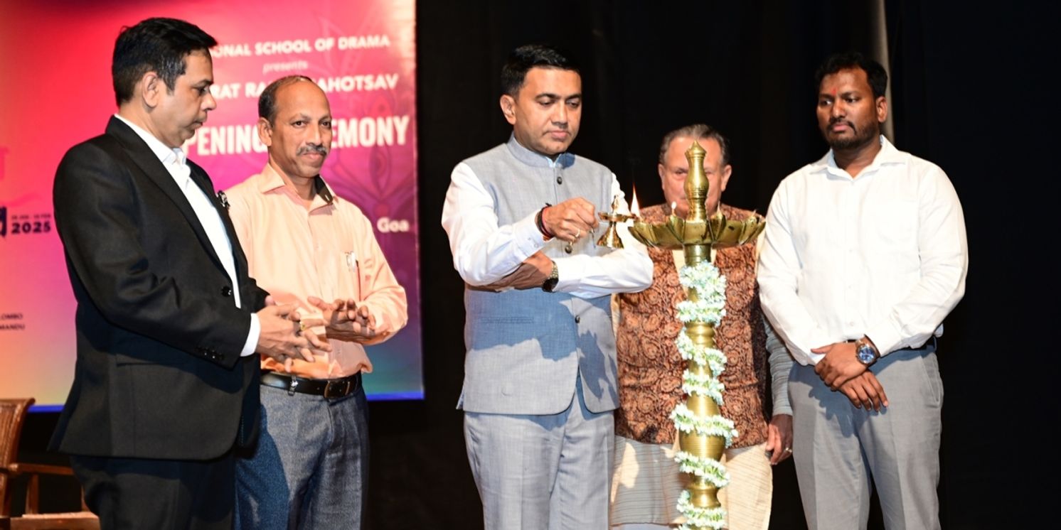 GOA CM Dr. Pramod P Sawant Inaugurated 24th Bharat Rang Mahotsav International Theatre Festival  Image