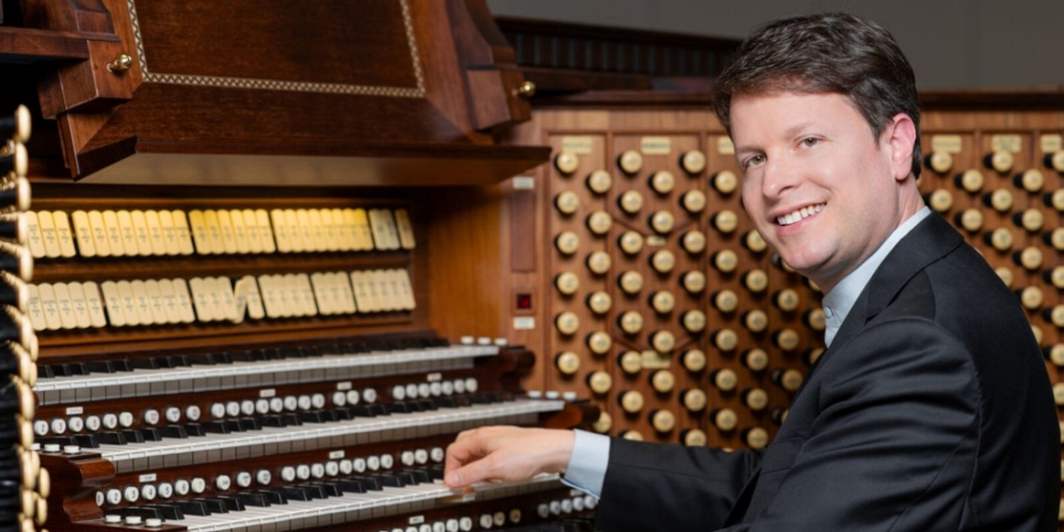 Organist Paul Jacobs To Premiere Liebermann's ORGAN CONCERTO With Jacksonville Symphony in September  Image