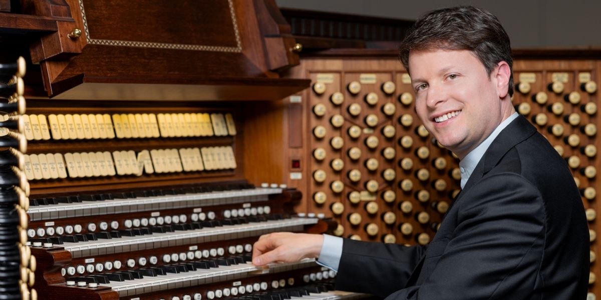 Organist Paul Jacobs to Opens 20th Anniversary Season Of Overture Concert Organ in Madison