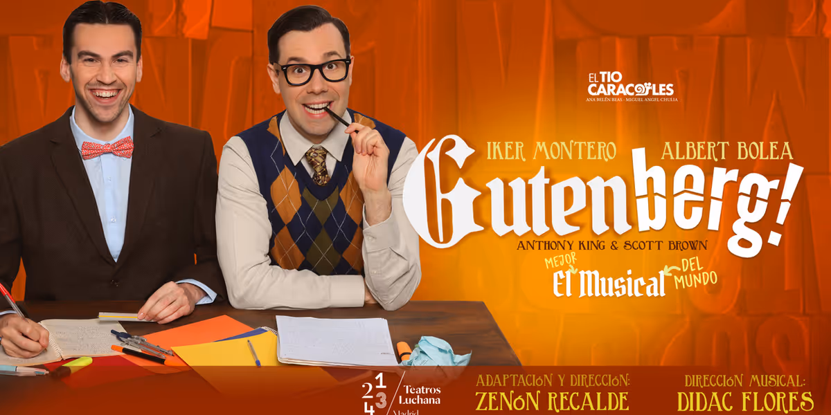BREAKING: GUTENBERG! se estrena en los Teatros Luchana el próximo 11 de junio
