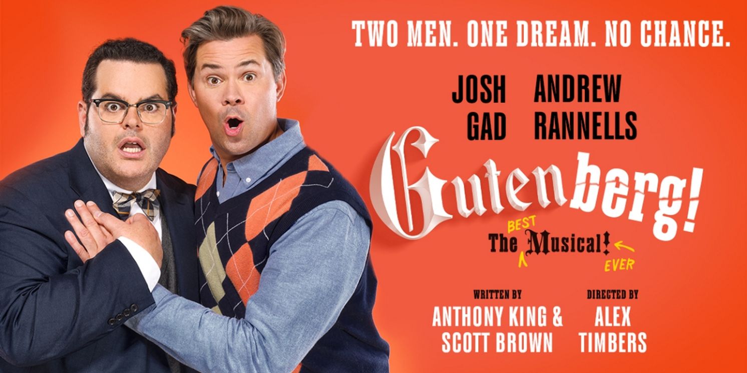 GUTENBERG! THE MUSICAL! Will Offer Pick-Your-Price Options For First 50 People at Box Office Opening  Image