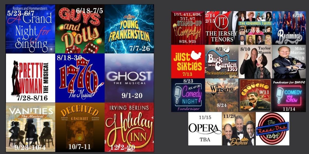 GUYS AND DOLLS, PRETTY WOMAN And More Set for Surflight Theatre BROADWAY AT THE BEACH 2026 Season