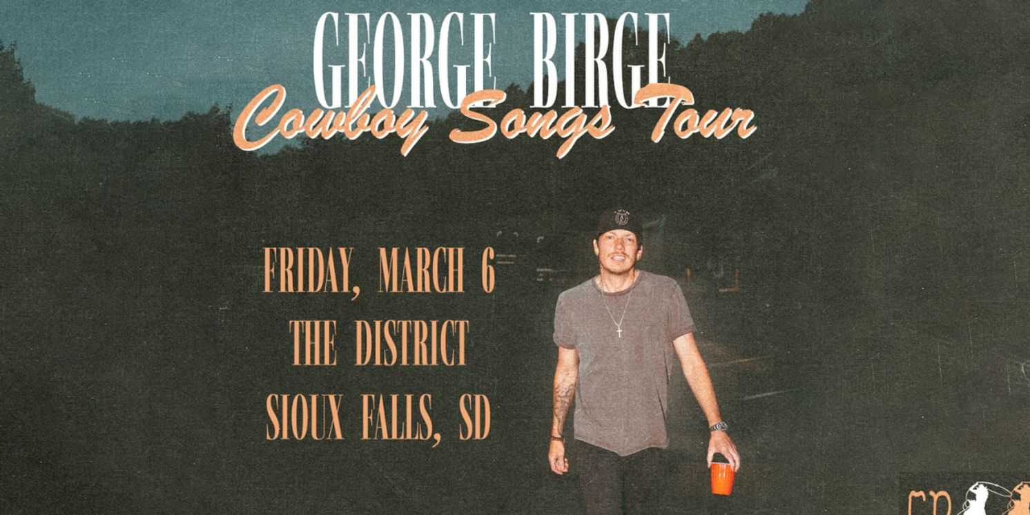 George Birge To Perform At The District As Part Of COWBOY SONGS TOUR  Image