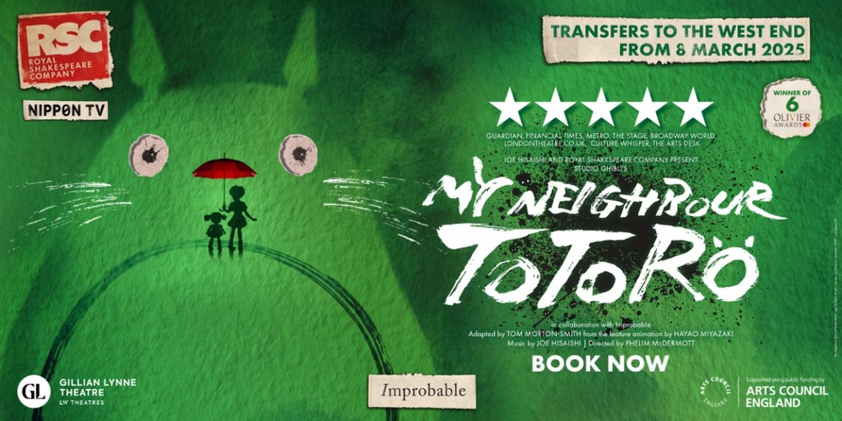 Get Your Tickets to the West End Transfer of MY NEIGHBOUR TOTORO Now!