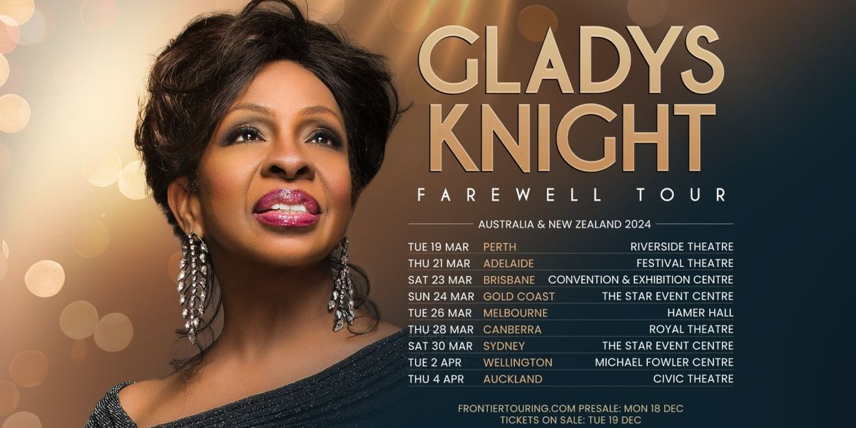 Gladys Knight Returns To Australia & New Zealand With 'The Farewell Tour'