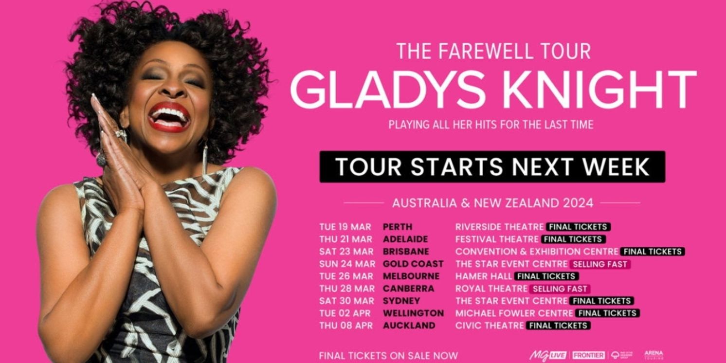 Gladys Knight Unveils Farewell Tour Dates in Australia & New Zealand  Image