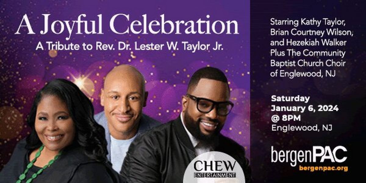 Gospel Legends Kathy Taylor, Hezekiah Walker + Brian Courtney Wilson Set To Perform At BergenPAC