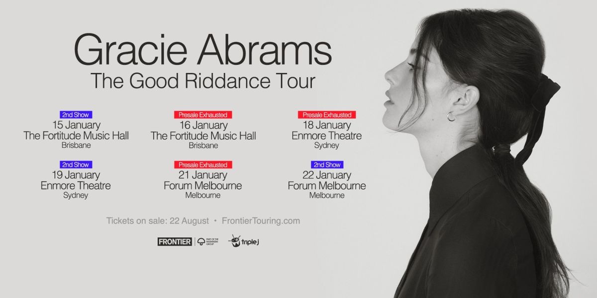 Gracie Abrams Sets Second & Final Shows in Australia
