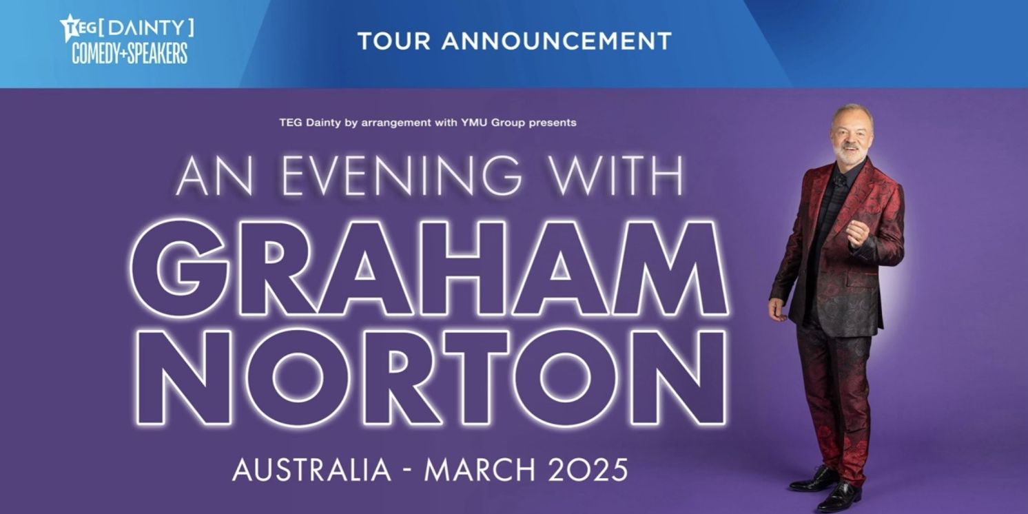 Graham Norton Adds Shows in All Cities For Australian Tour  Image