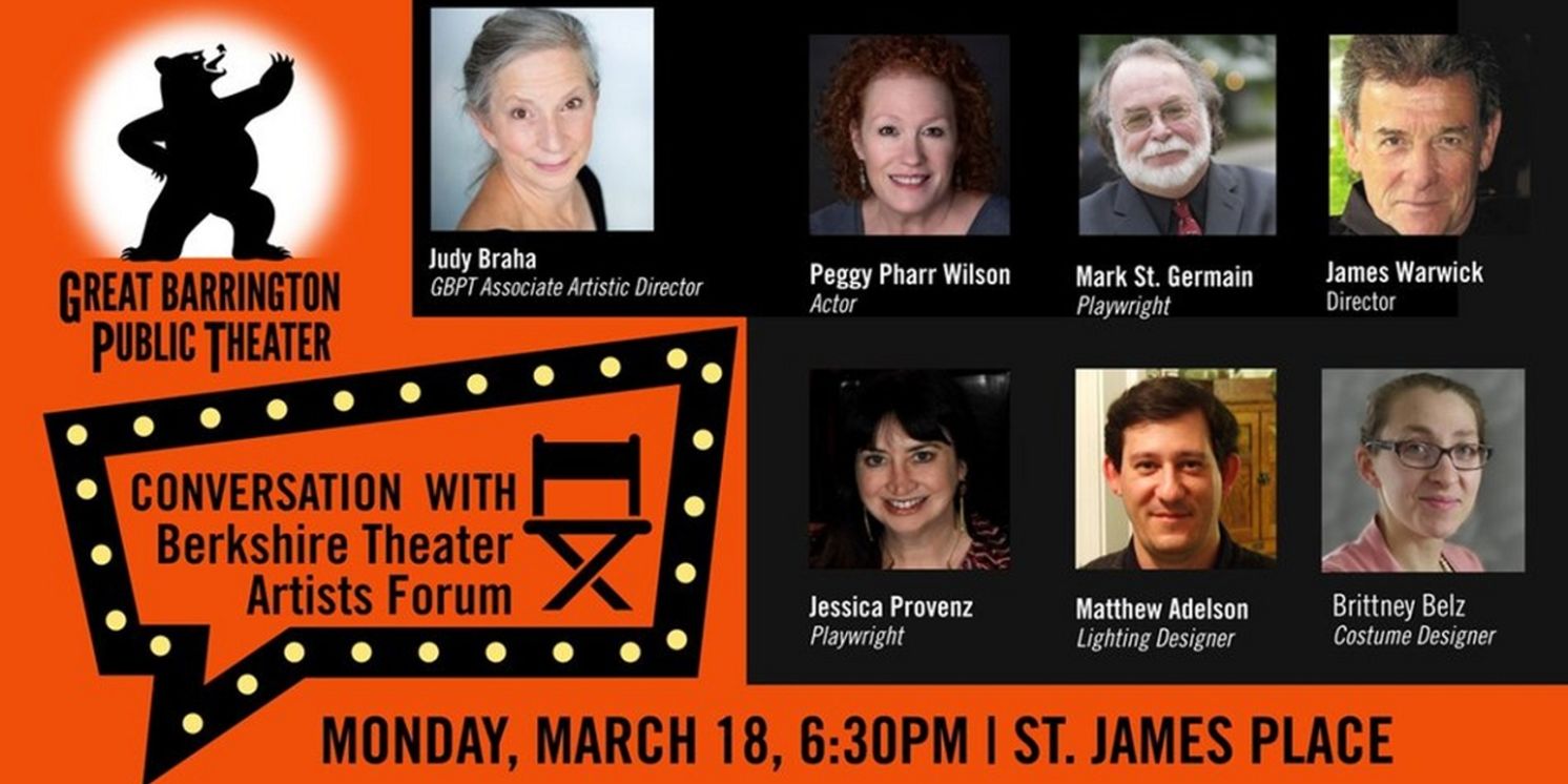 Great Barrington Public Theater Hosts Conversation with Berkshire Theater Artists  Image