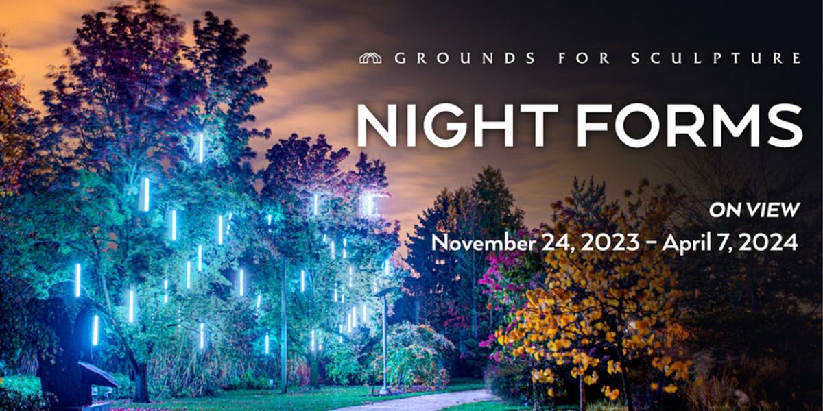 Grounds For Sculpture Will Host Final Nighttime Light and Sound Exhibition in Collaboration with Klip Collective