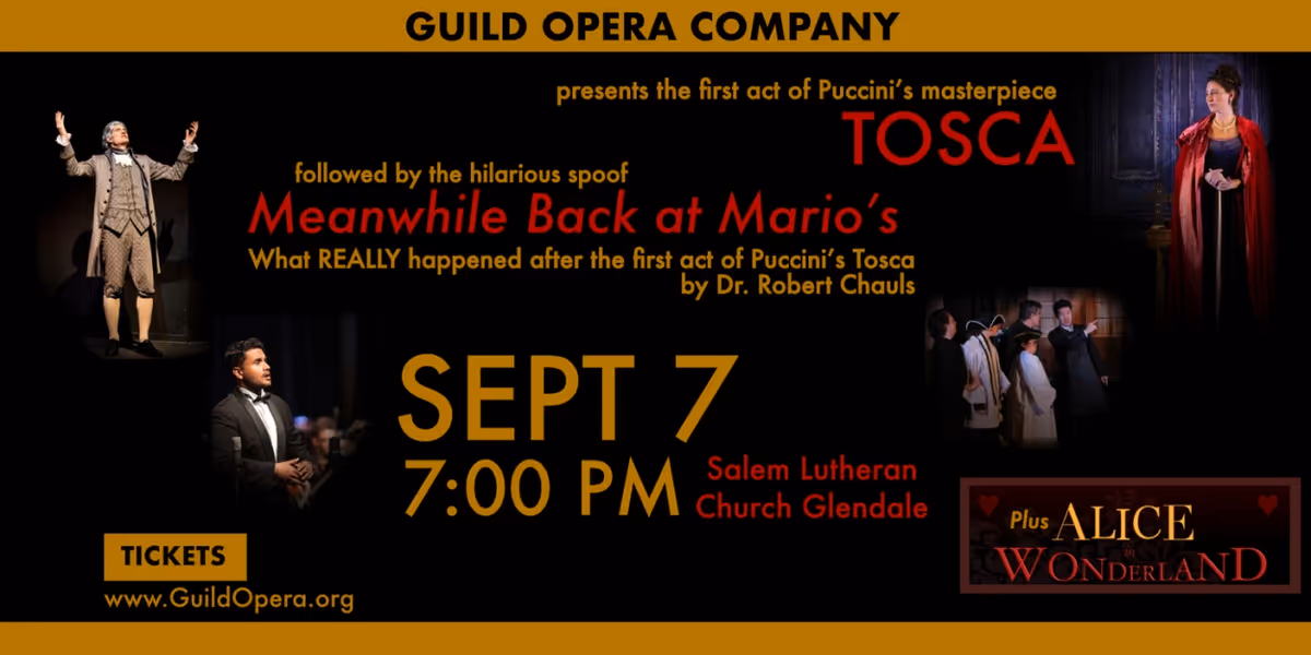 Guild Opera Co. To Present TOSCA And More for 75th Anniversary Celebration