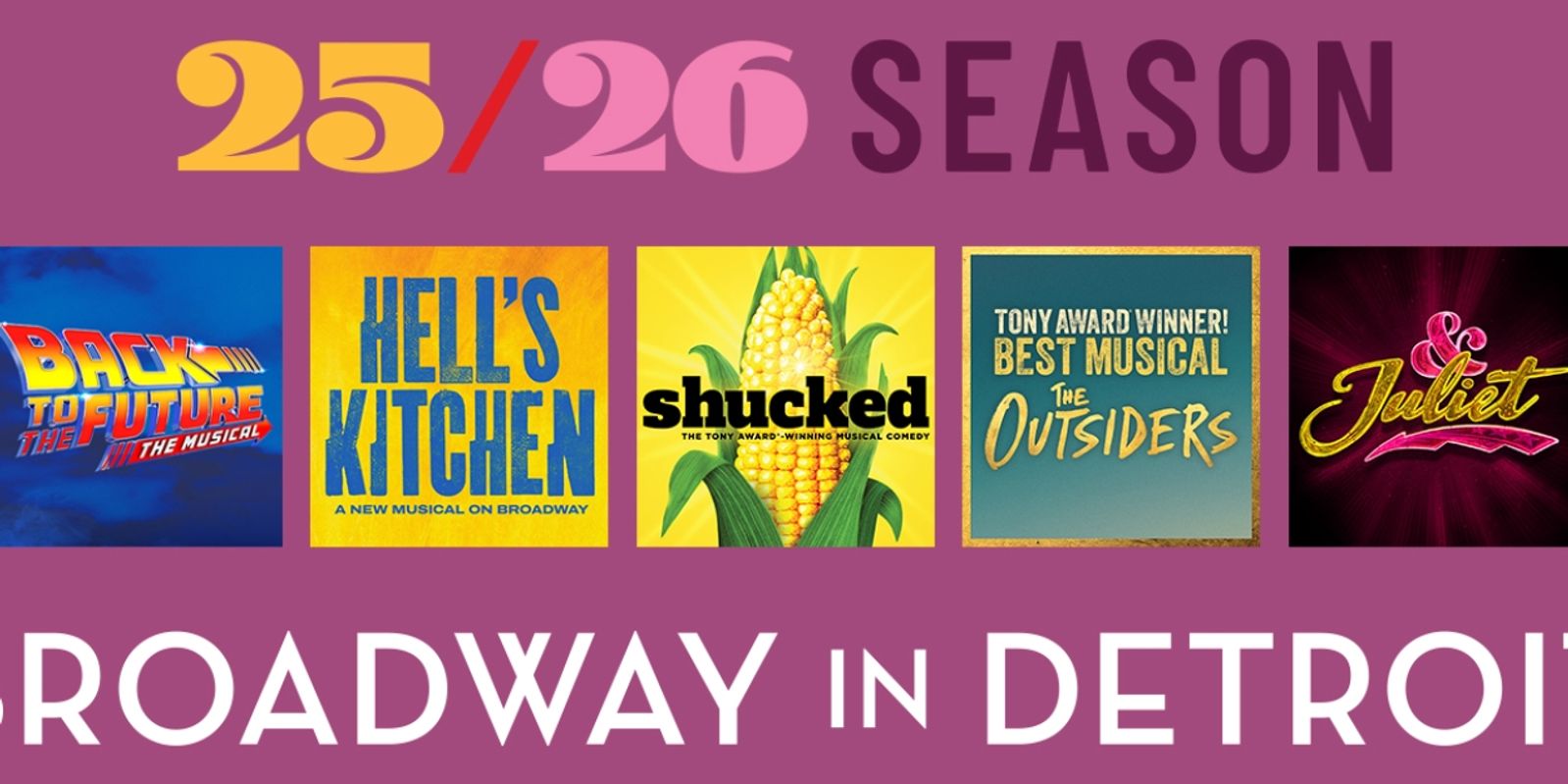 HELL'S KITCHEN, SUFFS And More Announced for Broadway In Detroit 2025