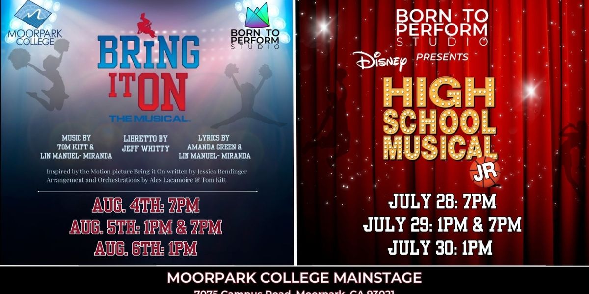 HIGH SCHOOL MUSICAL, JR and BRING IT ON Come To Moorpark College
