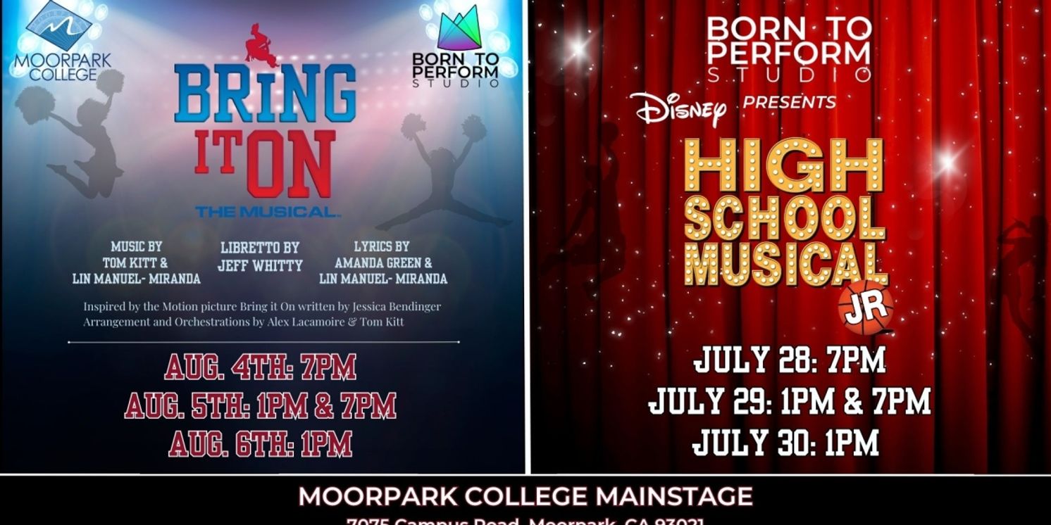 HIGH SCHOOL MUSICAL, JR and BRING IT ON Come To Moorpark College  Image