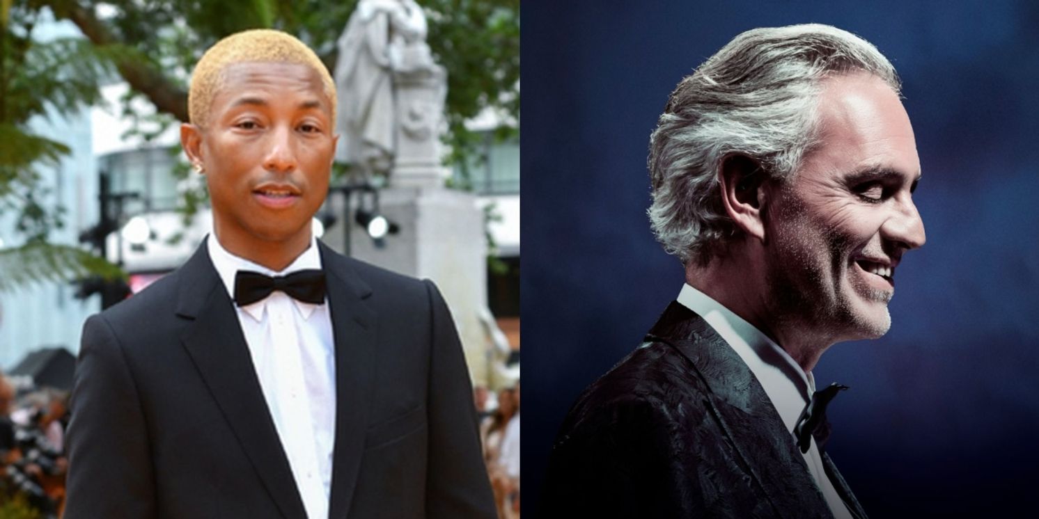 Pharrell Williams and Andrea Bocelli to Direct Historic Vatican City Concert  Image