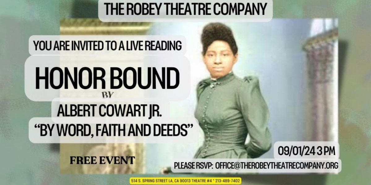 HONOR BOUND Comes to The Robey Theatre in September