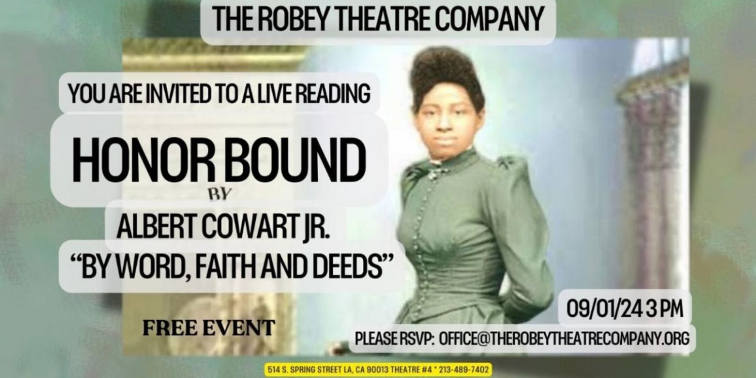HONOR BOUND Comes to The Robey Theatre in September  Image