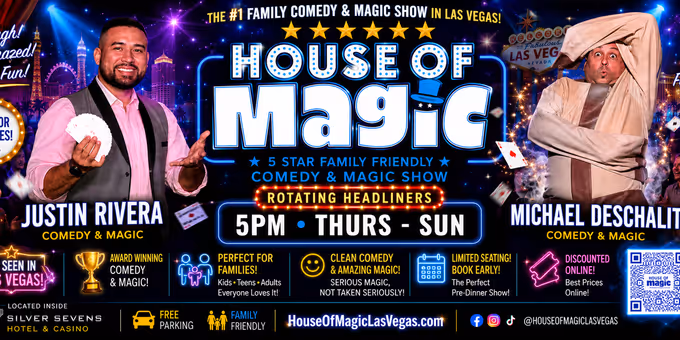 HOUSE OF MAGIC Casts A Spell On Las Vegas Delirious Comedy Club Photos