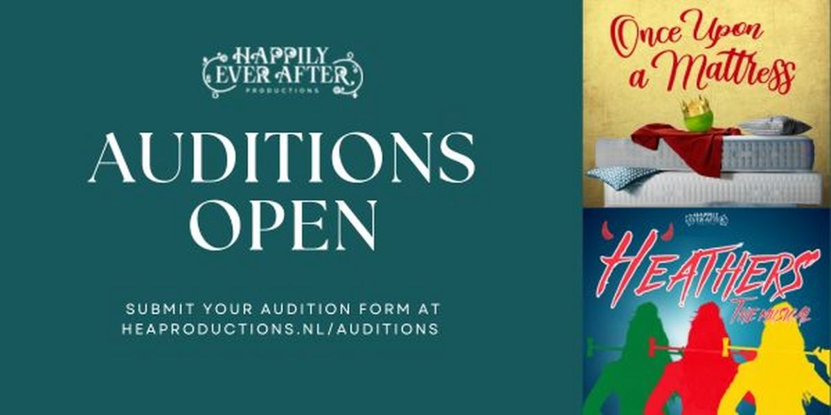 Happily Ever After Productions to Hold Auditions For ONCE UPON A MATTRESS and HEATHERS