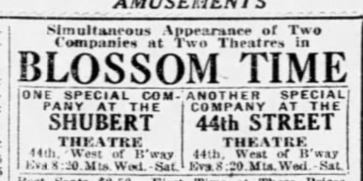 Have There Ever Been Two Productions of the Same Show on Broadway at the Same Time?