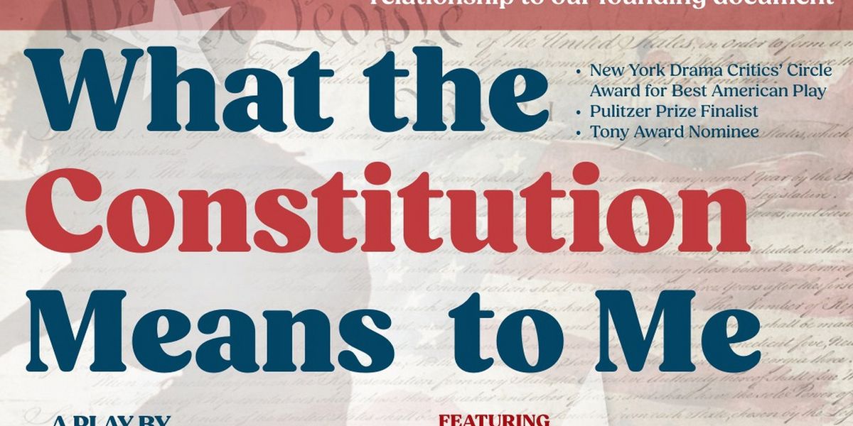 Heidi Schreck's WHAT THE CONSTITUTION MEANS TO ME Is Coming To Morristown