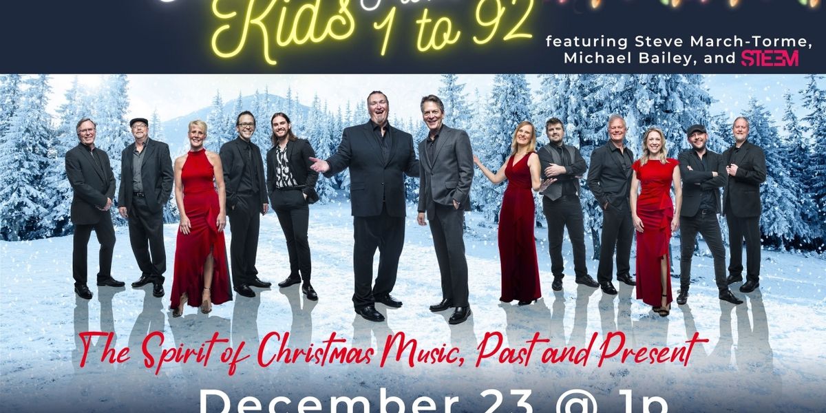Holiday Extravaganza 'For Kids From 1 to 92' Brings Favorite Christmas Music to Life at Raue Center