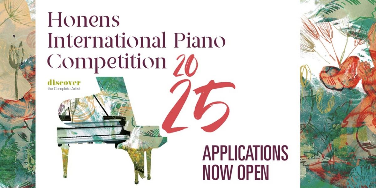 Honens Opens Applications And Reveals Details Of Its 2025 International Piano Competition